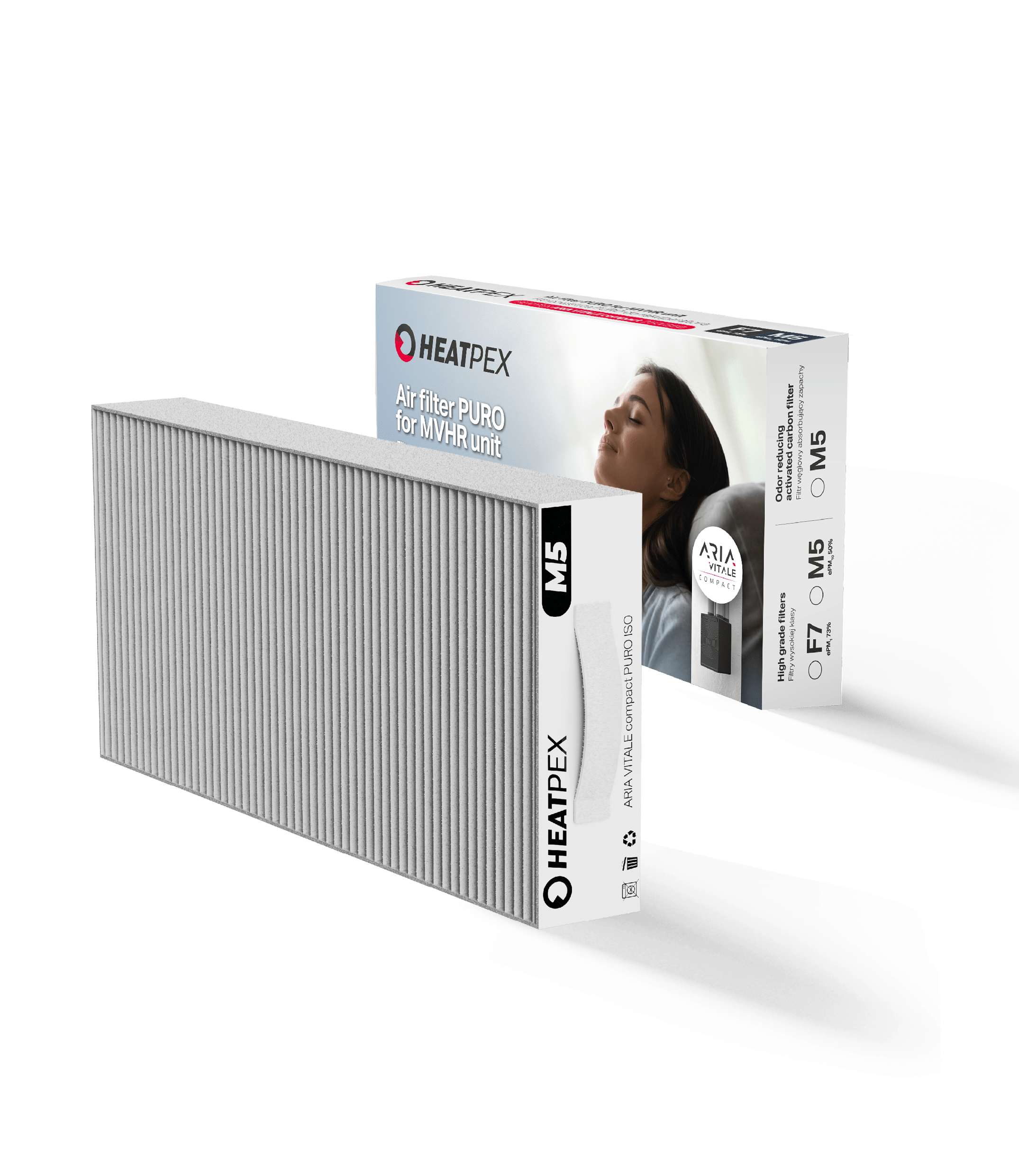 heatpex-aria-vitale-compact-puro-carbon-aktivkohlefilter-m5 image 1