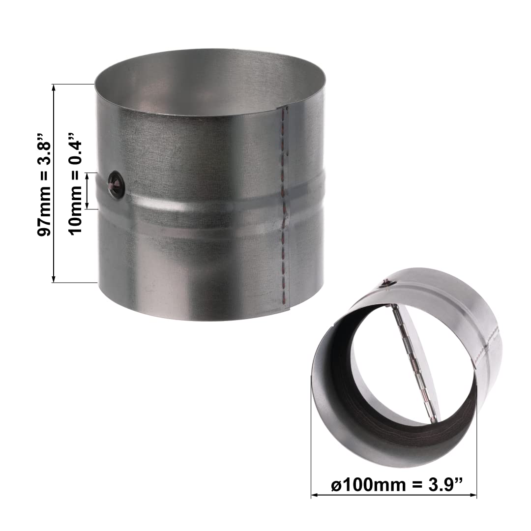 europlast-metal-r-ckstauklappe-100-mm-verzinkt-rohrverbinder image 2