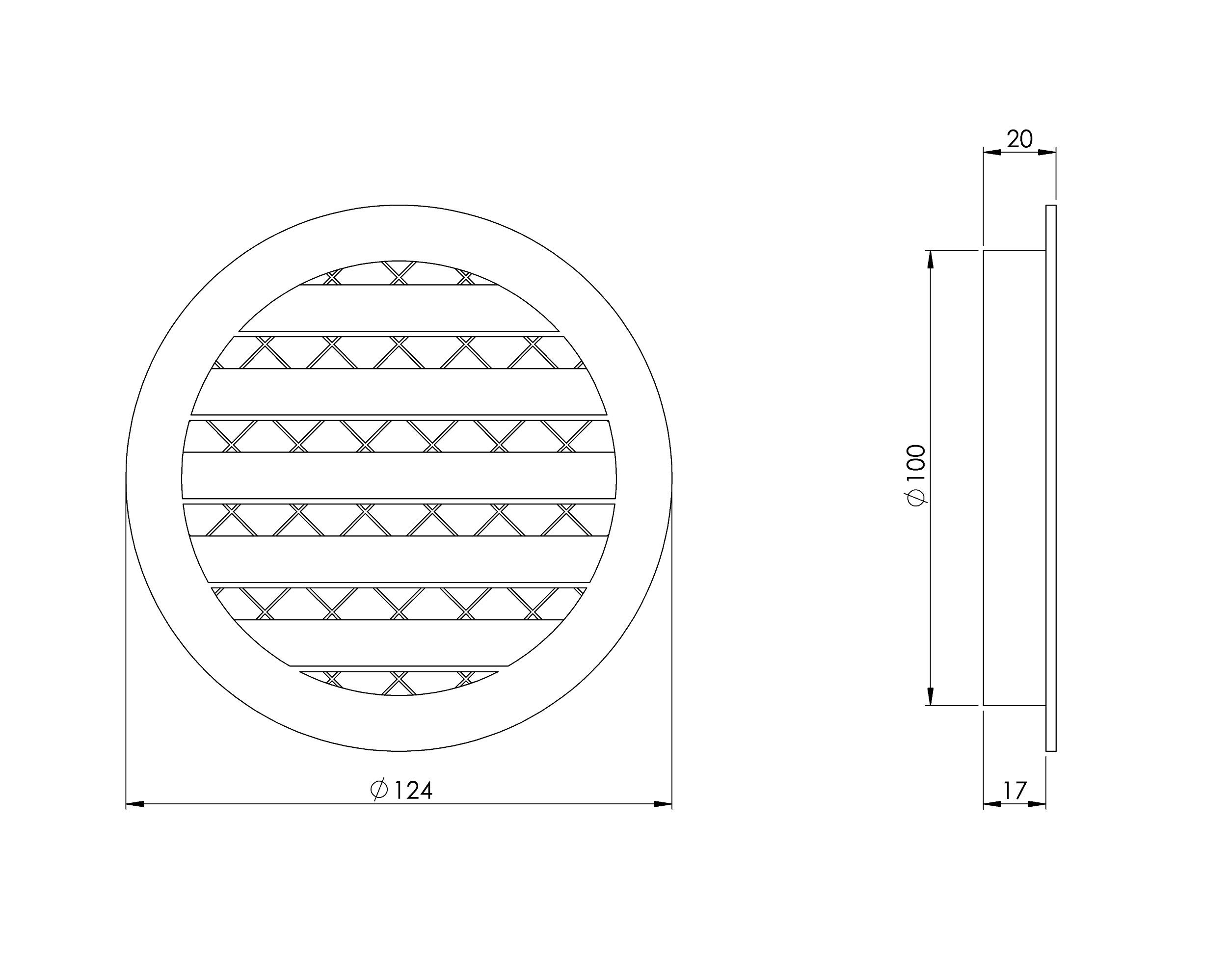 europlast-l-ftungsgitter-alu-braun-rund-100-mm-netz image 2