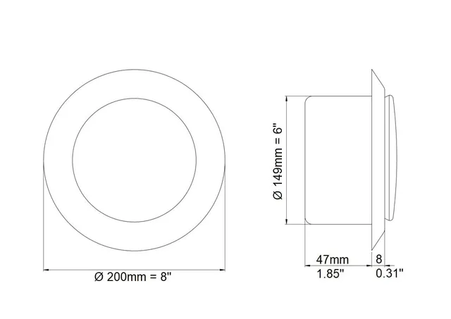 europlast-tellerventil-150-mm-wei-abluft-stahlblech image 1