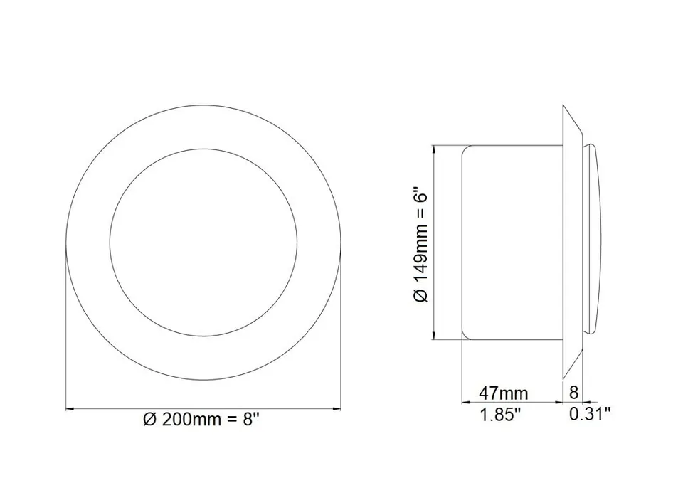 europlast-tellerventil-150-mm-wei-abluft-stahlblech image 1