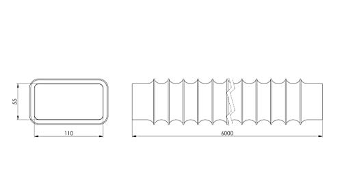 europlast-abluftschlauch-flachkanal-110x55-mm-6-m-pvc image 4