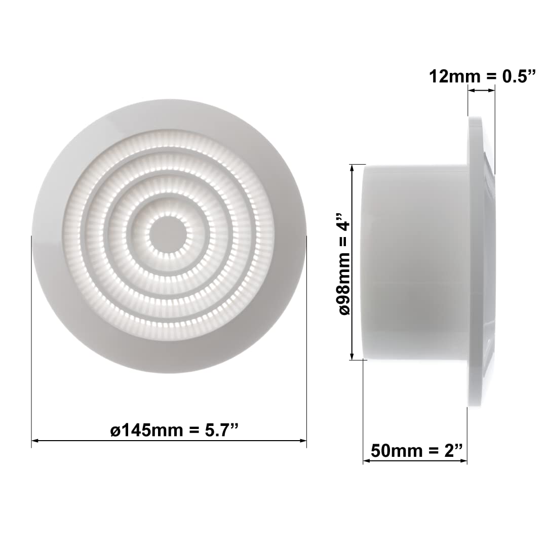 europlast-l-ftungsgitter-100-mm-wei-rund-mit-insektenschutz image 2