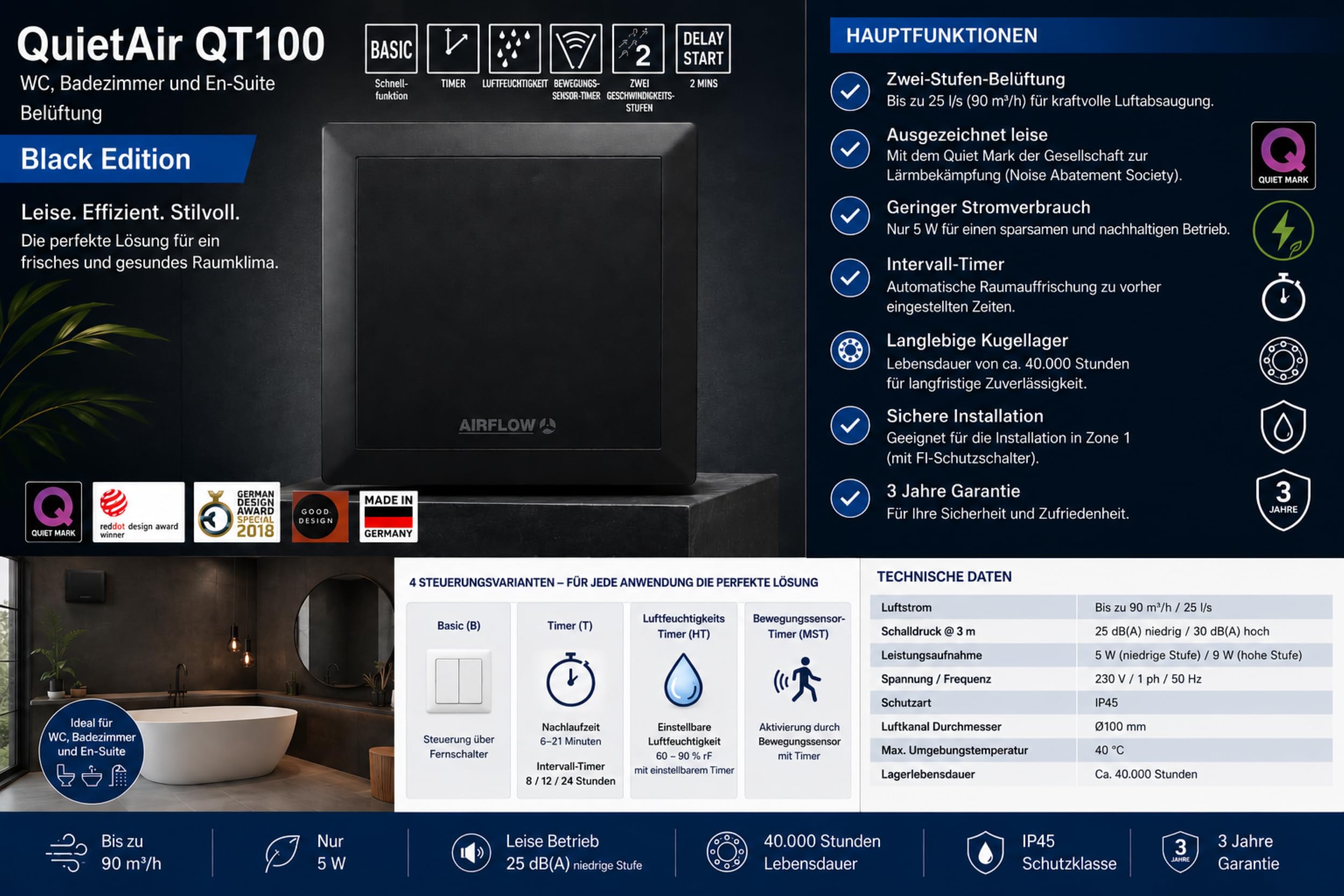 airflow-aura-qt100t-badl-fter-100mm-schwarz-mit-timer image 2