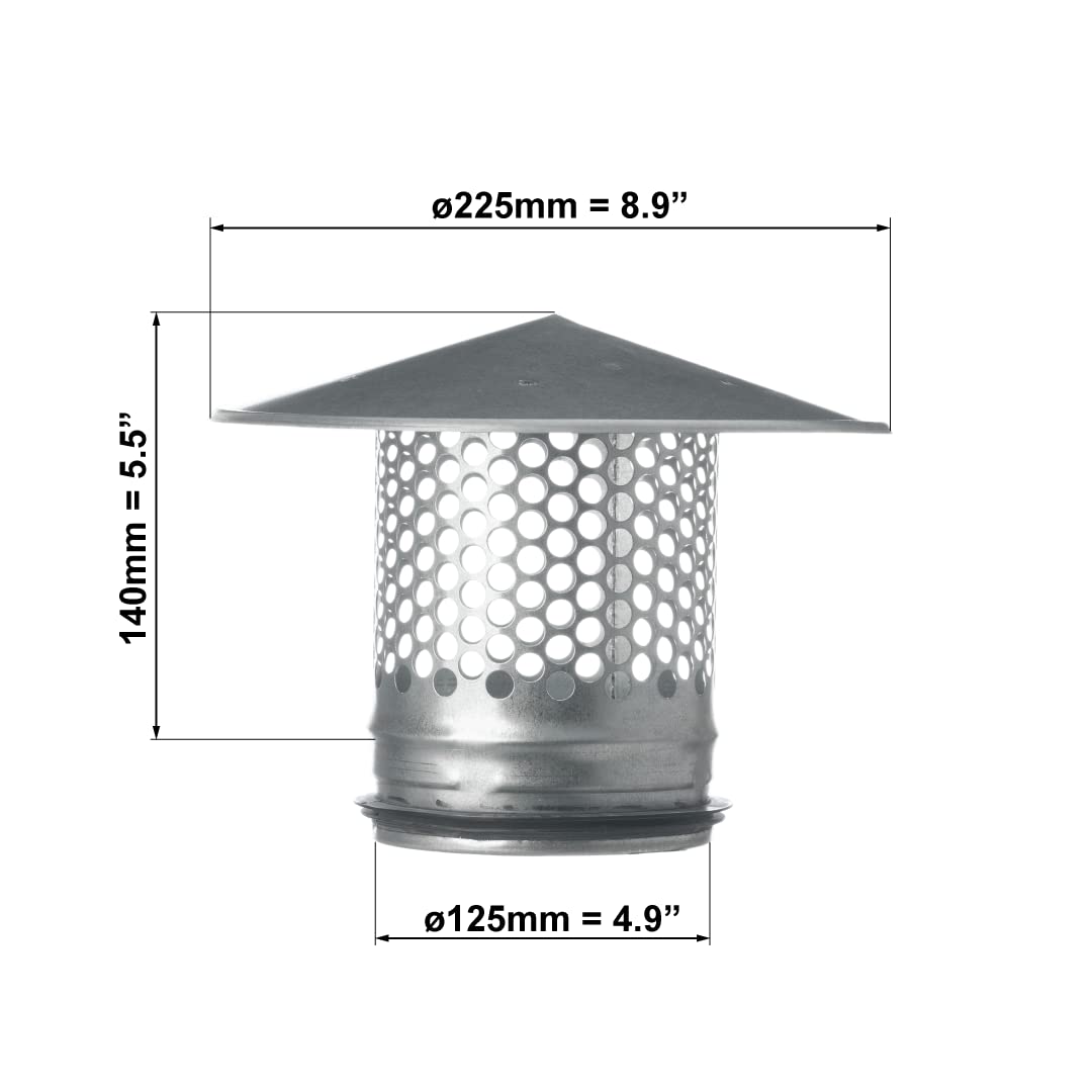 europlast-metal-round-system-dachhaube-125mm-metall-mit-epdm-dichtung image 2
