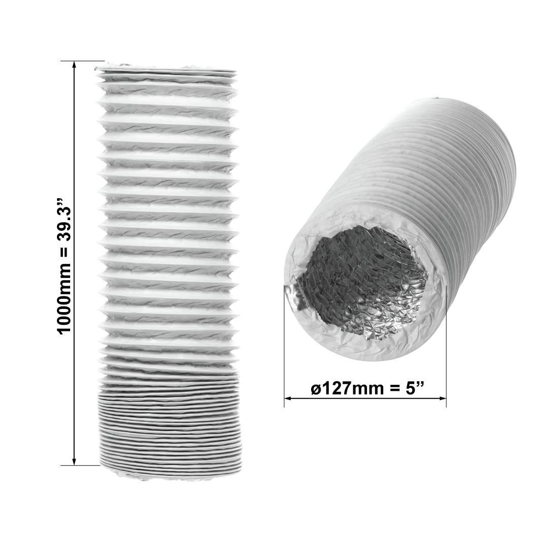 europlast-abluftschlauch-125-mm-wei-1-m-isoliert image 2