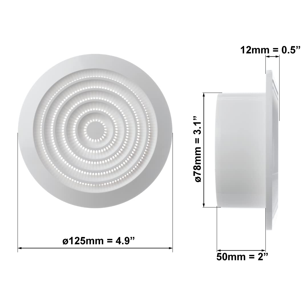 europlast-l-ftungsgitter-rund-80mm-wei-mit-insektenschutz image 2