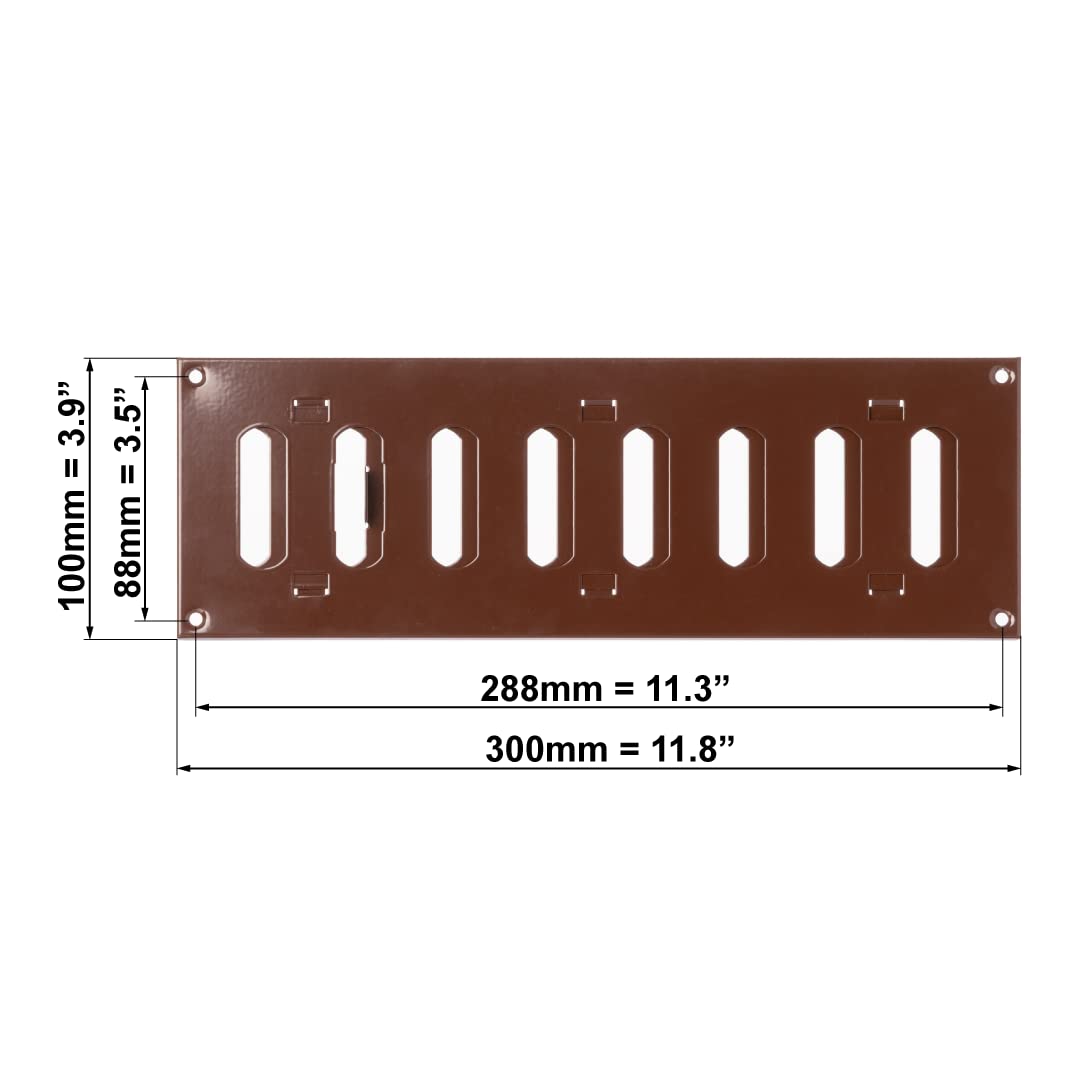 europlast-schiebegitter-300x100-mm-l-ftungsgitter-braun-metall image 2