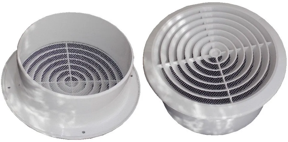 europlast-abschlussgitter-150-mm-wei-mit-insektenschutz image 1