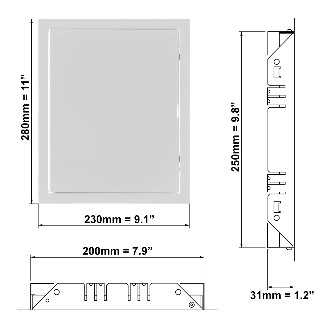 europlast-control-hatches-revisionsklappe-20x25-cm-wei-stahl image 2