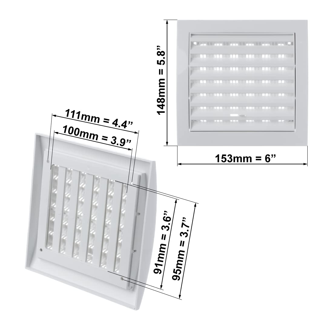 europlast-l-ftungsgitter-150x150mm-wei-mit-insektenschutz image 2