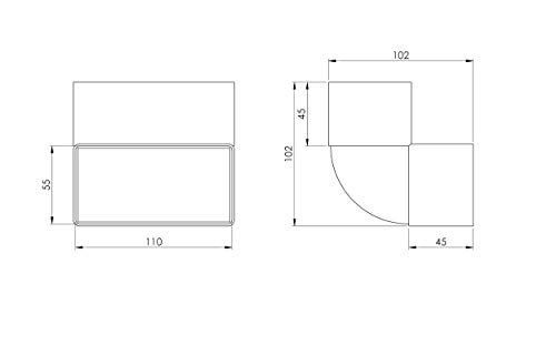 europlast-flachkanal-umlenkst-ck-110x55-mm-vertikal-90-wei image 5