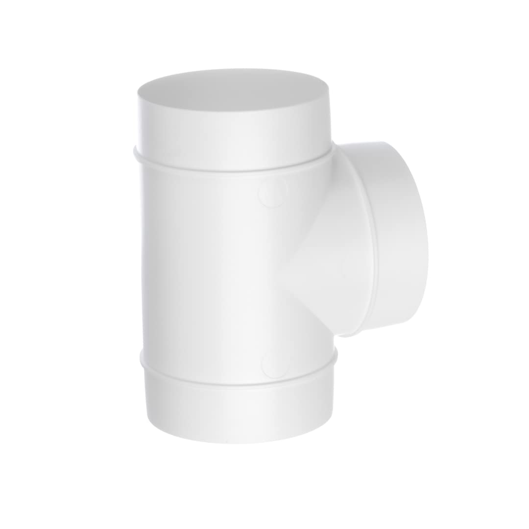 europlast-t-st-ck-100mm-rohr-verbinder-rundkanal-pvc-wei image 3
