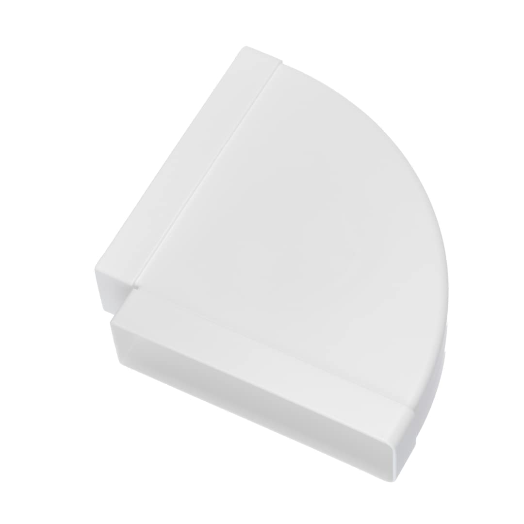 europlast-flachkanal-kanalbogen-220x55-mm-90-horizontal-wei image 1
