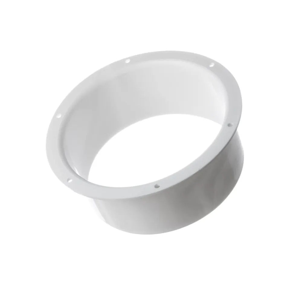 europlast-bundkragen-150-mm-wandflansch-l-ftungsrohr-wei image 1