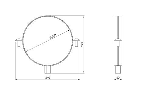 europlast-rohrschelle-200mm-metall-halterung-l-ftungsrohr image 5