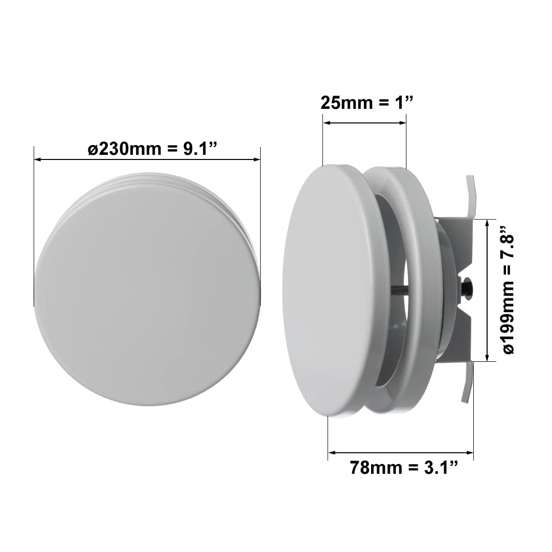 europlast-tellerventil-zuluftventil-stahl-200-mm-wei-einstellbar image 2