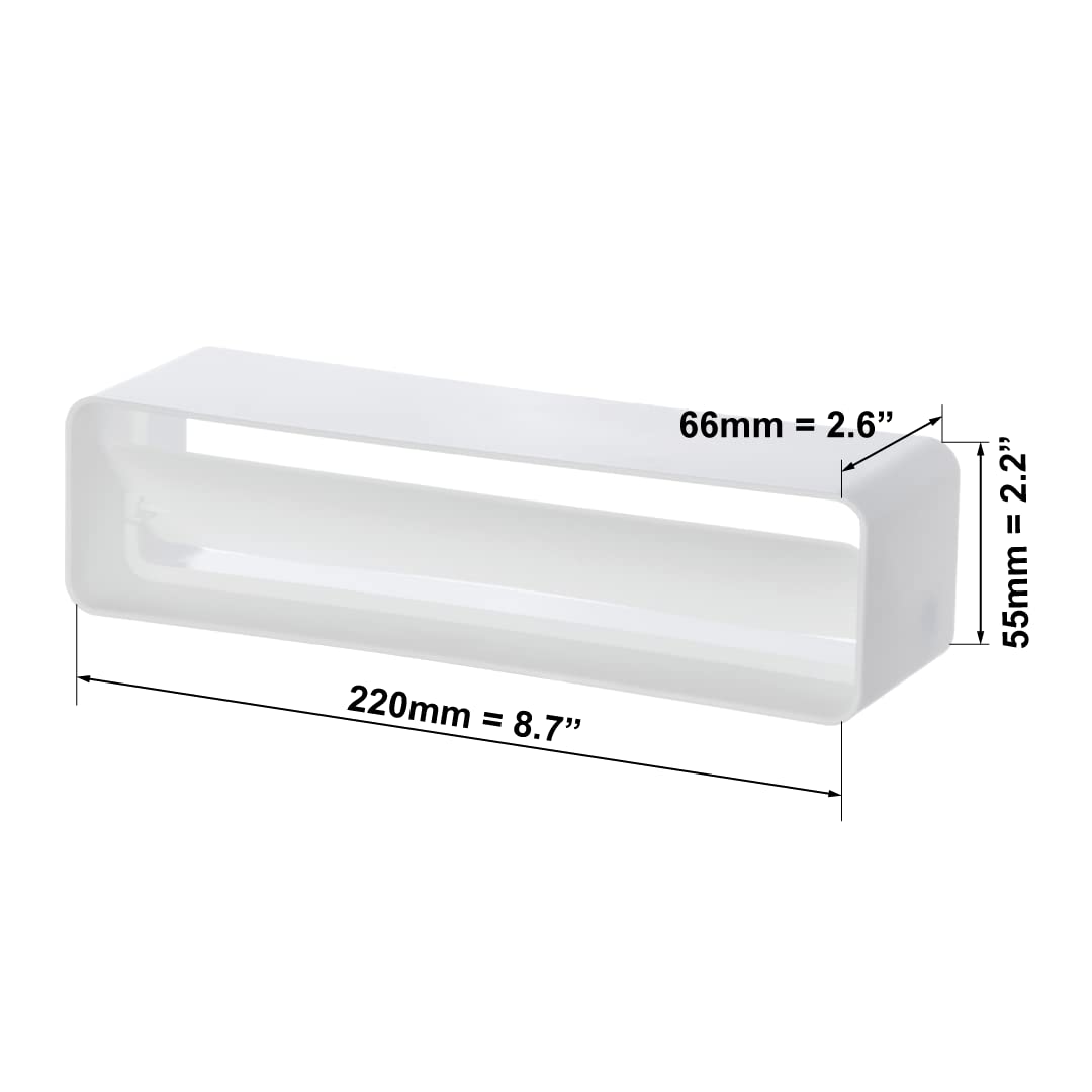 europlast-flachkanal-verbinder-220x55-mm-r-ckschlagklappe image 2