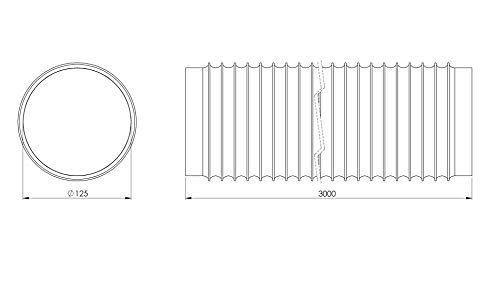 europlast-abluftschlauch-125-mm-3-m-pvc-flexibel-wei image 4