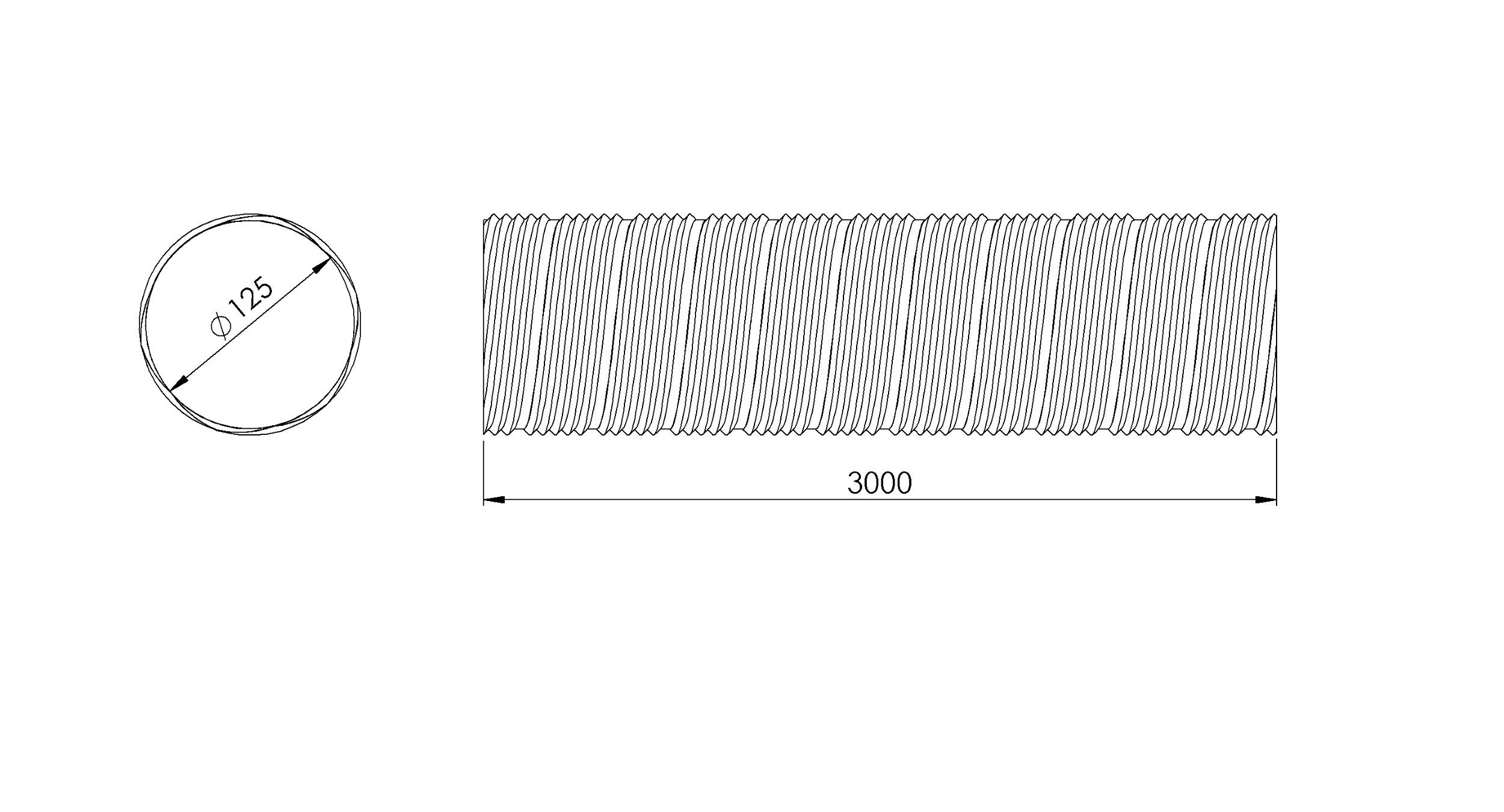 europlast-air-ducts-aluflexschlauch-125mm-3m-wei-flexrohr image 1