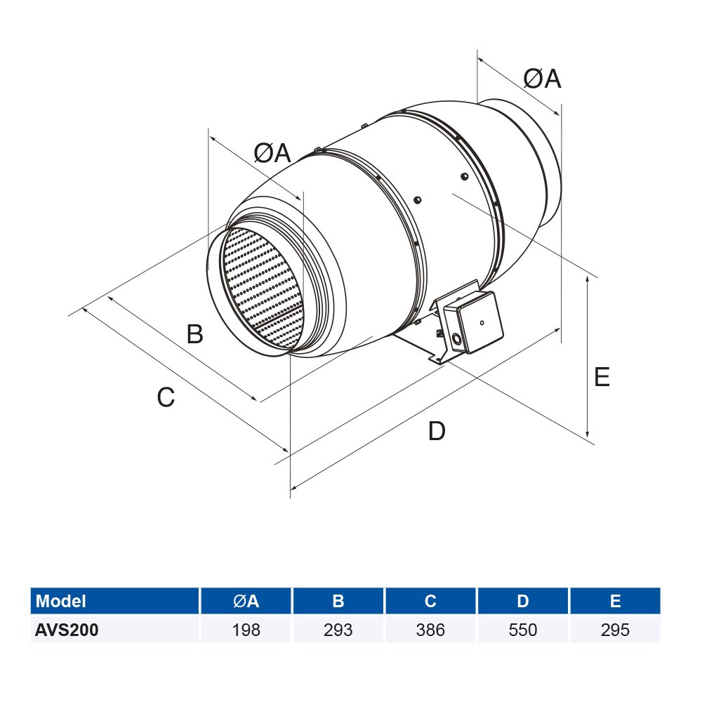 airflow-aventa-silent-200mm-rohrl-fter-1020-m-h-2-stufig-leise image 1