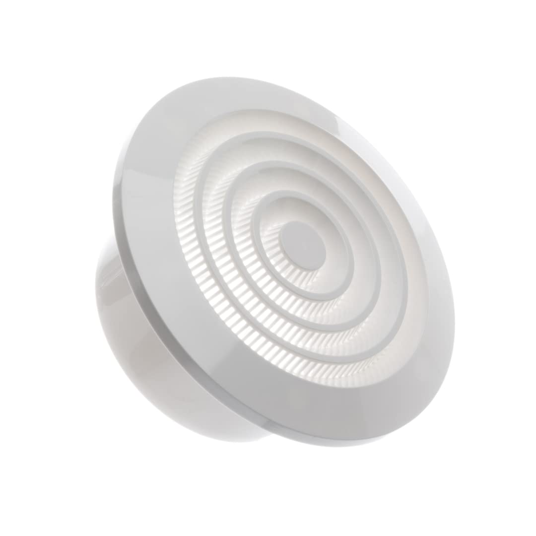 europlast-l-ftungsgitter-100-mm-wei-rund-mit-insektenschutz image 1