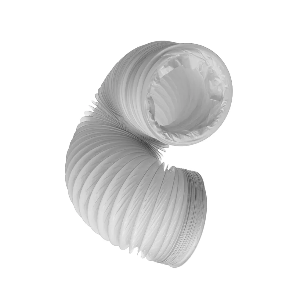europlast-abluftschlauch-150mm-3m-pvc-wei-flexibel-trockner image 1