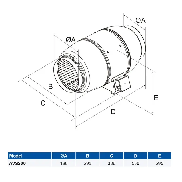 airflow-aventa-silent-200mm-rohrl-fter-1020-m-h-2-stufig-leise image 1