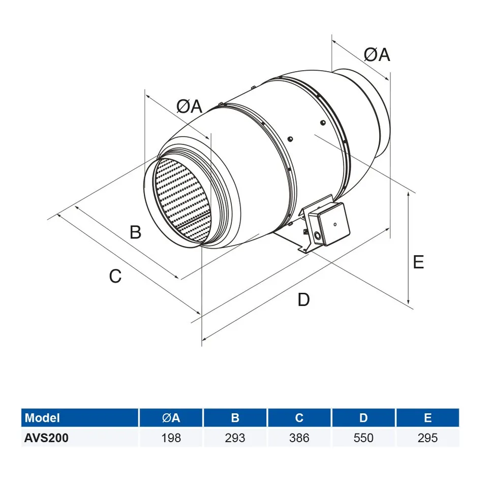 airflow-aventa-silent-200mm-rohrl-fter-1020-m-h-2-stufig-leise image 1