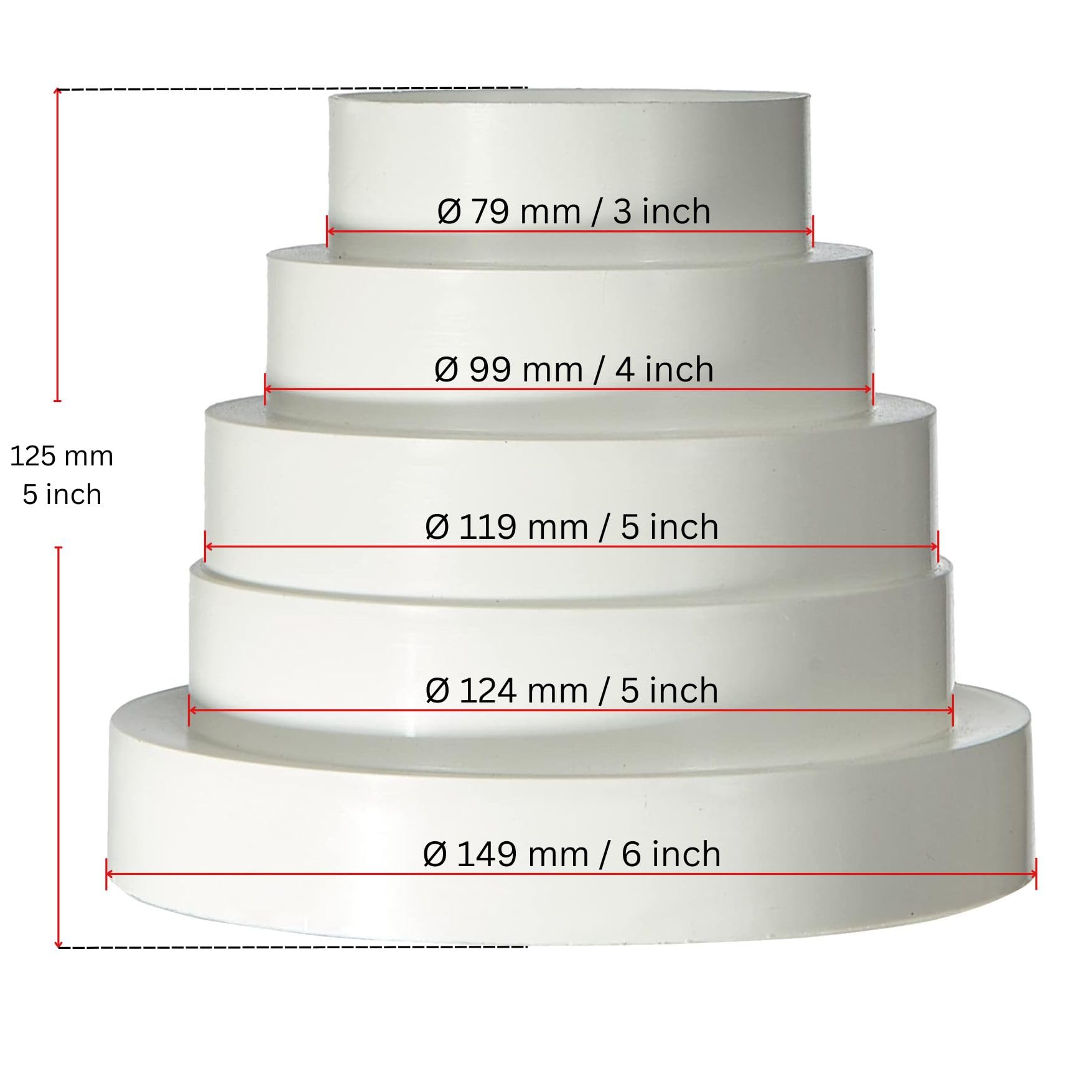 europlast-reduzierverbinder-pvc-wei-80-150mm-l-ftungsrohr image 2