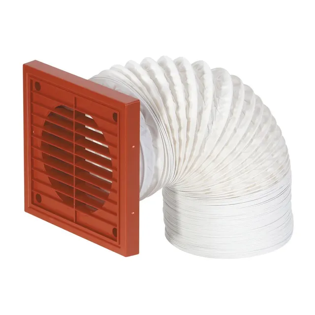 airflow-fdk100-flexschlauch-set-100mm-3m-terracotta-gitter image 1
