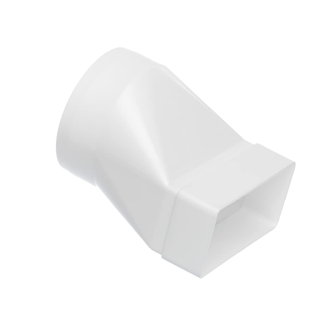 europlast-adapter-100mm-auf-55x110-flachkanal-rundrohr-wei image 1
