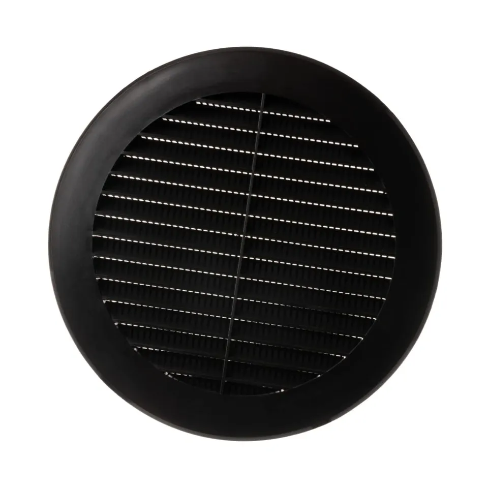 europlast-l-ftungsgitter-150mm-rund-schwarz-kunststoff-fliegengitter image 1